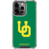 University of Oregon UO on Green iPhone 16 Pro Clear Case